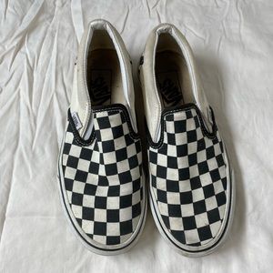 Vans Checkerboard Slip On Shoe